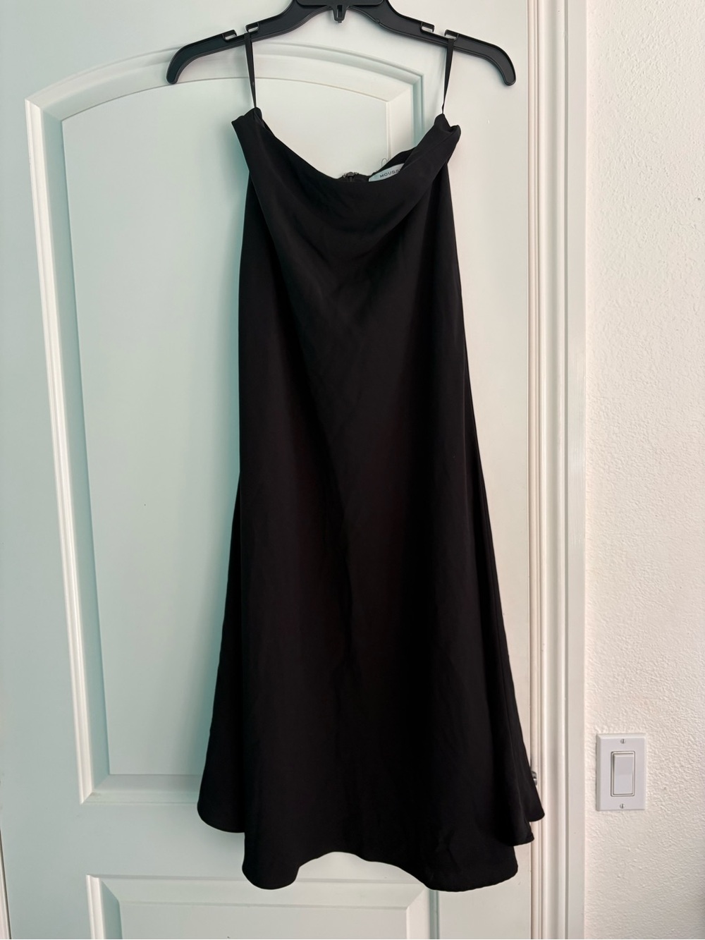 Moussy Black Mini Slip Dress